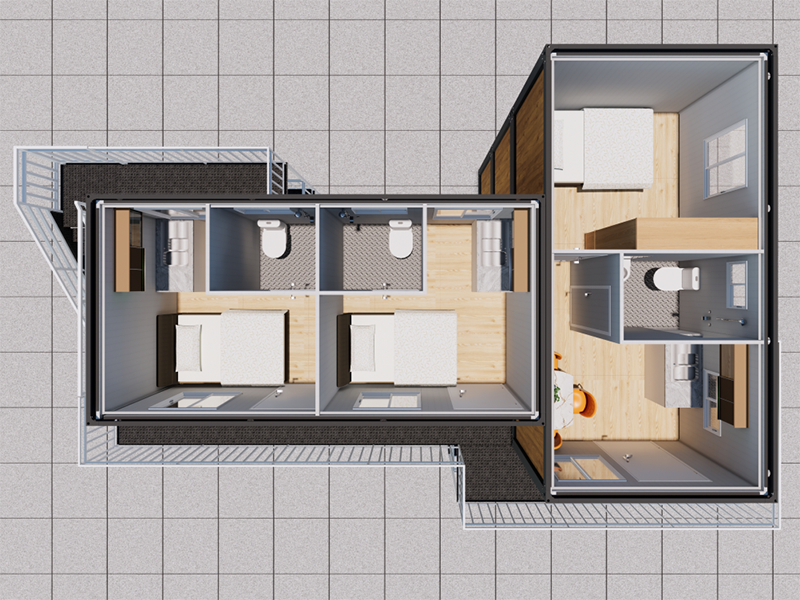Mexico sui constructum Velox continens House